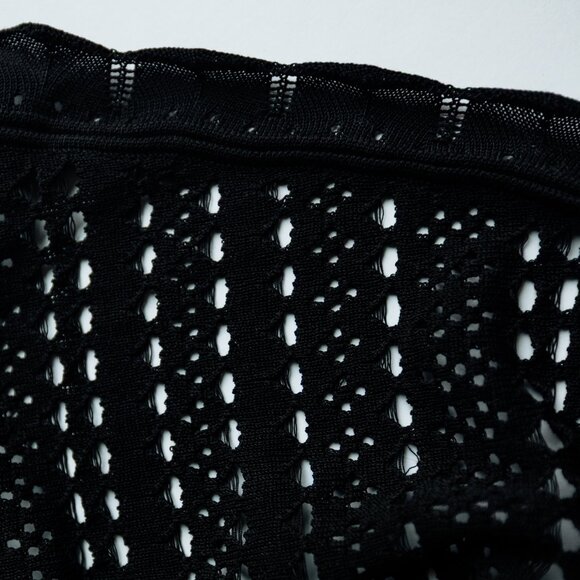 All Saints Cass Layered Look Crochet Crop Top - Size XS - Picture 6 of 9